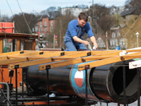 Hapag Lloyd Azubis bei der Arbeit